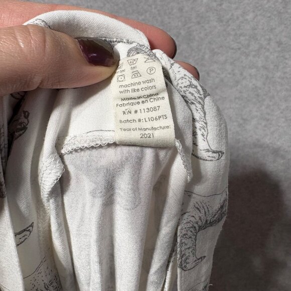 Kate Quinn One Piece 2T Romper Bamboo Bears White Jumpsuit - Picture 4 of 5